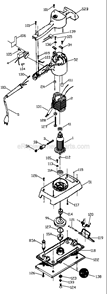 Page A Diagram and Parts List for 505H Type 3 Porter Cable Sander Polisher